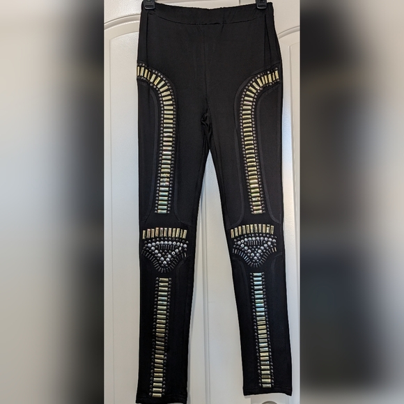 a'gaci Pants - A'GACI Studded Leggings